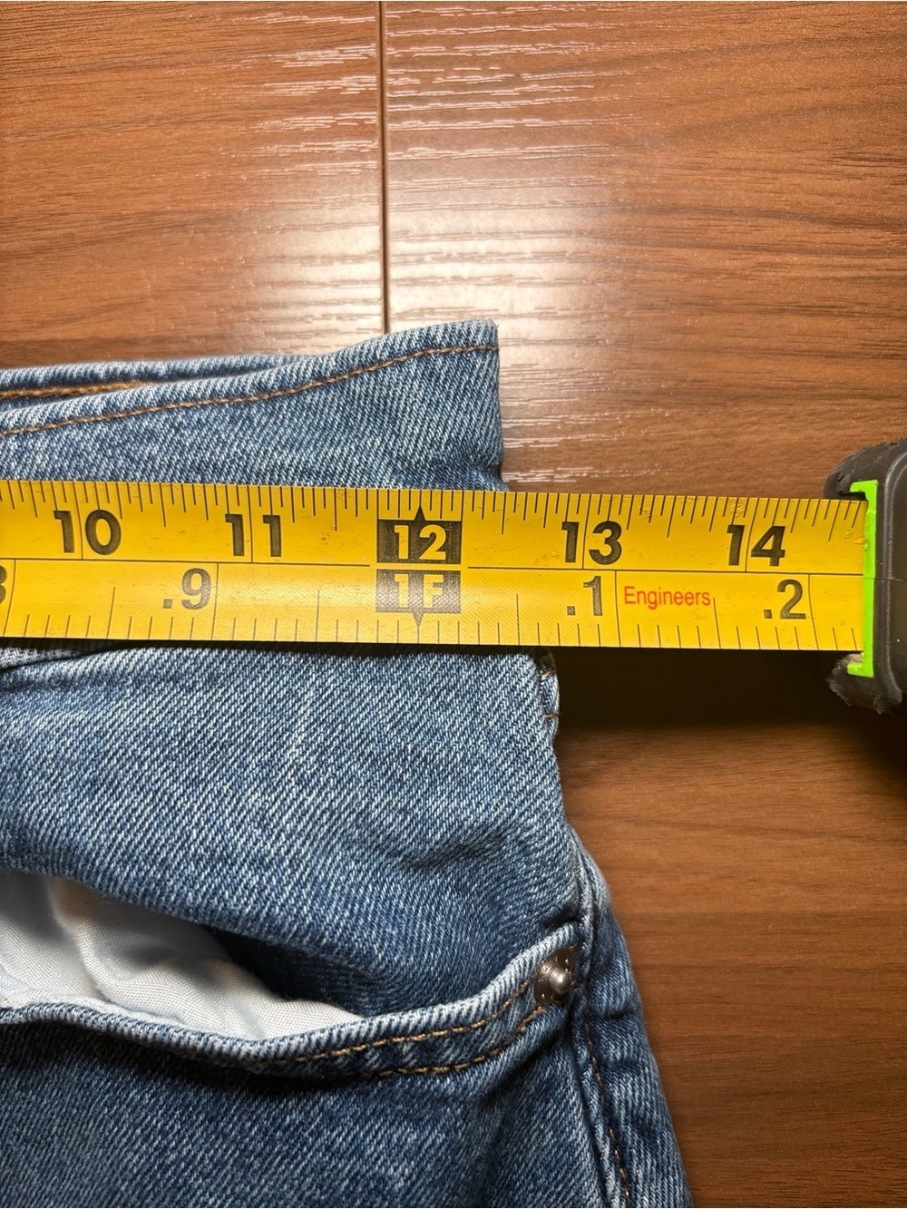 Calvin Klein Vintage Denim Shorts | High Rise Blue Jean Shorts | Classic - Picture 9 of 12